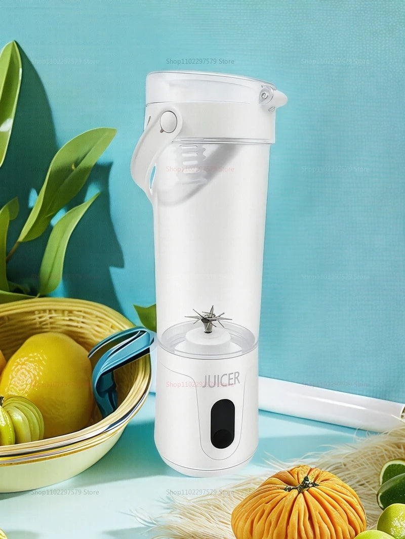 Portable Blender 4000mAh 600ML USB Rechargeable Electric Juicer for Smoothies Personal Fruit Mixer Compact Outdoor Fruit Blender