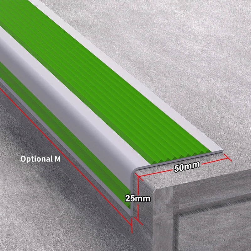 L-Shaped Stair Anti-Slip Tape Strips For Indoor And Outdoor Steps Decoration Waterproof Home Office Building Apartment Edge Safe