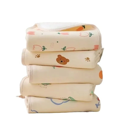 120*90CM Infant Change Diaper Pad Cover Washable Newborn Bed Nappy Mattress Crib Sheet Waterproof Baby Urine Mat Cotton Reusable