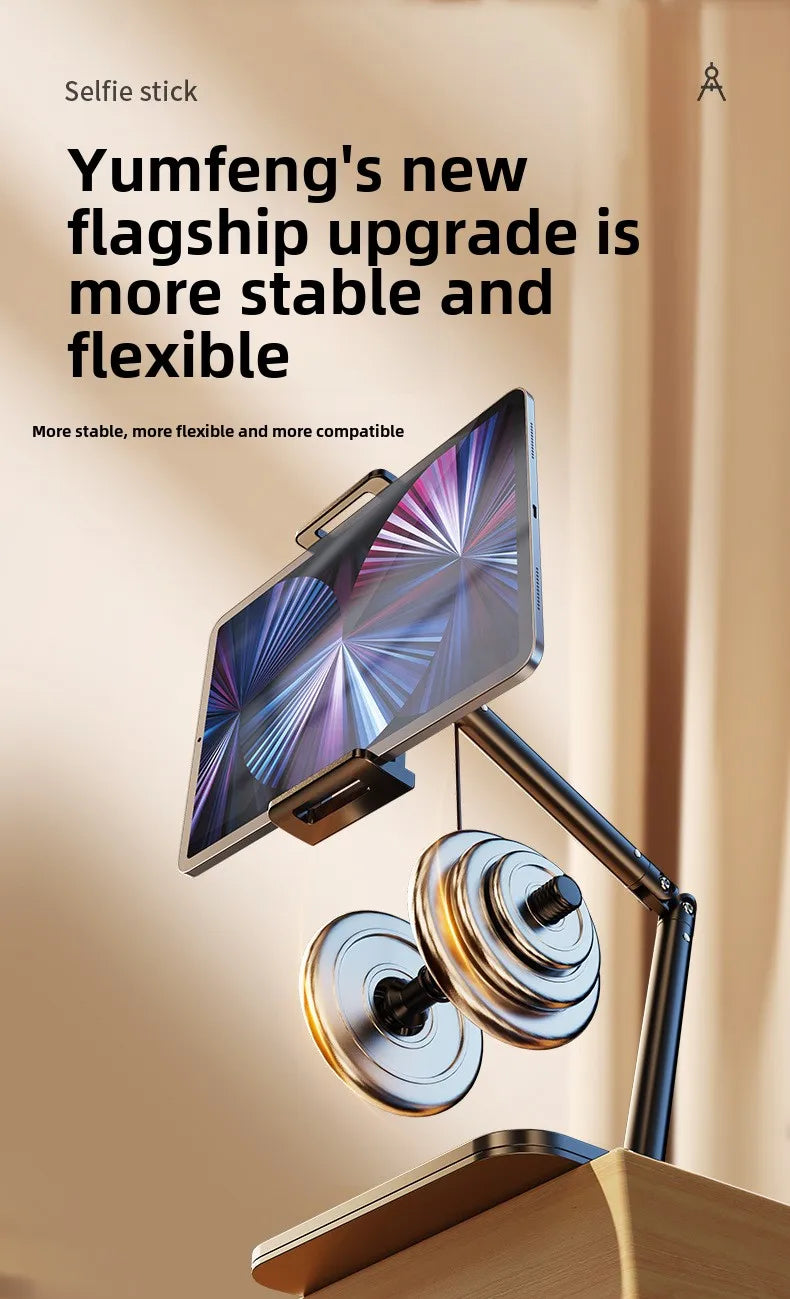 Tablet Stand For Ipad, Adjustable Tablet Holder, For Compatible 4-13in Ipad,surface, Kindle,tablets,portable Monitors And More