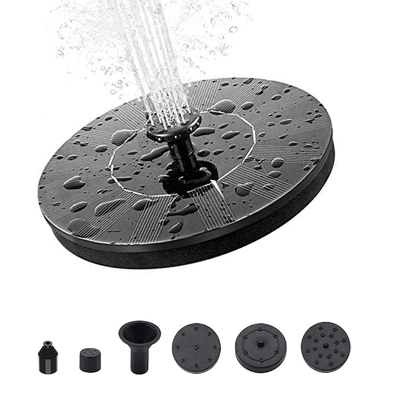 Mini Solar Water Fountain Pool Pond Waterfall Fountain Garden Decoration Outdoor Bird Bath Solar Powered Fountain Floating Water