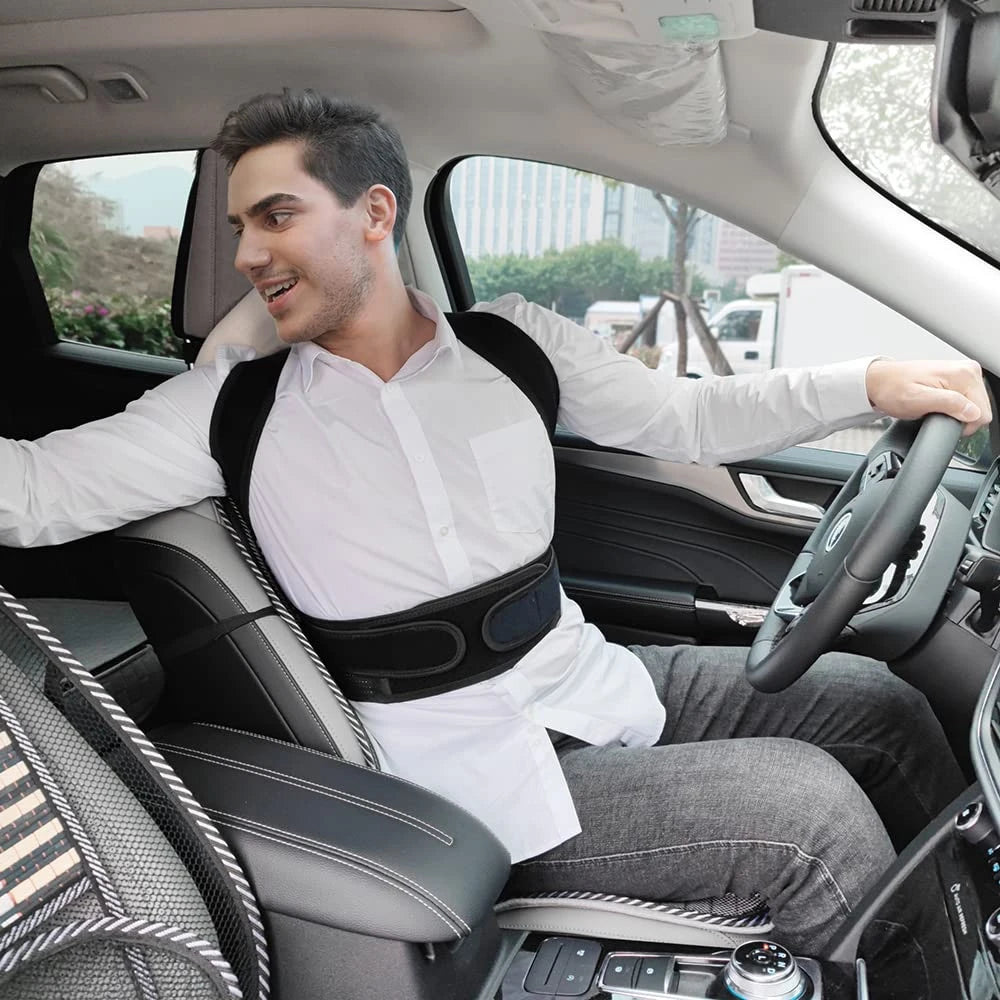 Professional Back Brace for Women and Men Posture Corrector Improve Posture Lumbar Support Shoulder Lower Upper Back Pain Relief