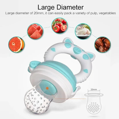 Silicone Fresh Food Nipple Baby Feeder Kids boy girl Fruit Nipples Feeding Safe Infant Baby Supplies Nipple soother Bottles