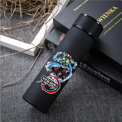 Anime Demon Slayer Kimetsu Vacuum Cup 304 Stainless Steel Thermos Vacuum Flask Water Bottle Gift