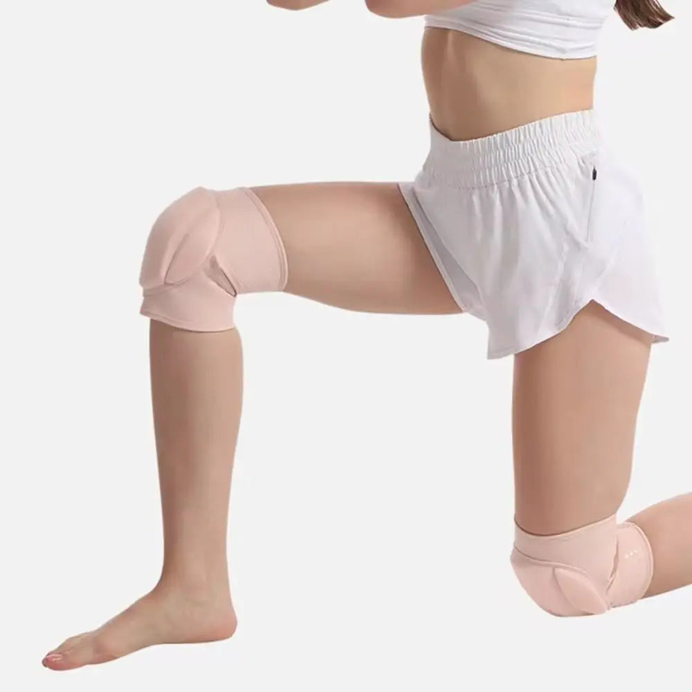 Gym Knee Pads Thickening Sponge Sports Knee Pads Yoga Brace Support Dance Knee Pads Soft Anti Collision Elastic Knee Pads Woman