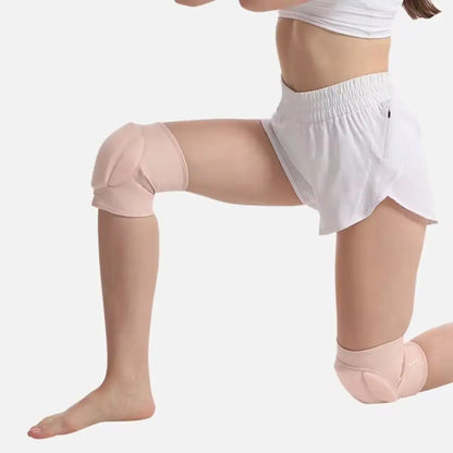 Gym Knee Pads Thickening Sponge Sports Knee Pads Yoga Brace Support Dance Knee Pads Soft Anti Collision Elastic Knee Pads Woman