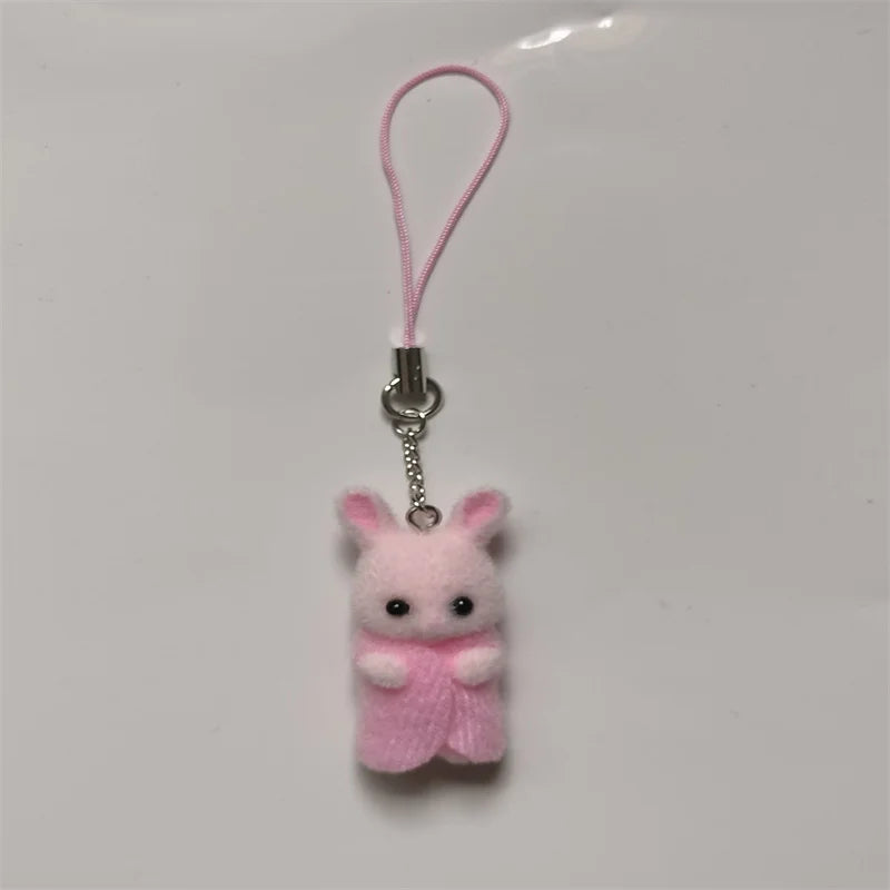 Baby Calico Critter Bunny Phone Case Charm | Phone Accessories, Rabbit, Charms, Keychains