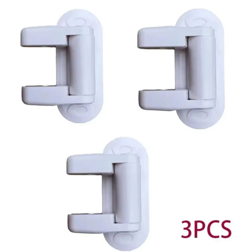 Childproof Anti-theft Door Stopper for Girls Easy-Install White Baby Safety Door Lock Universal Door Lever Lock Home