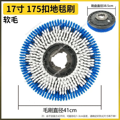 floor scrubber floor scrubber 17 inch floor scrubber carpet brush needle holder steel wire brush