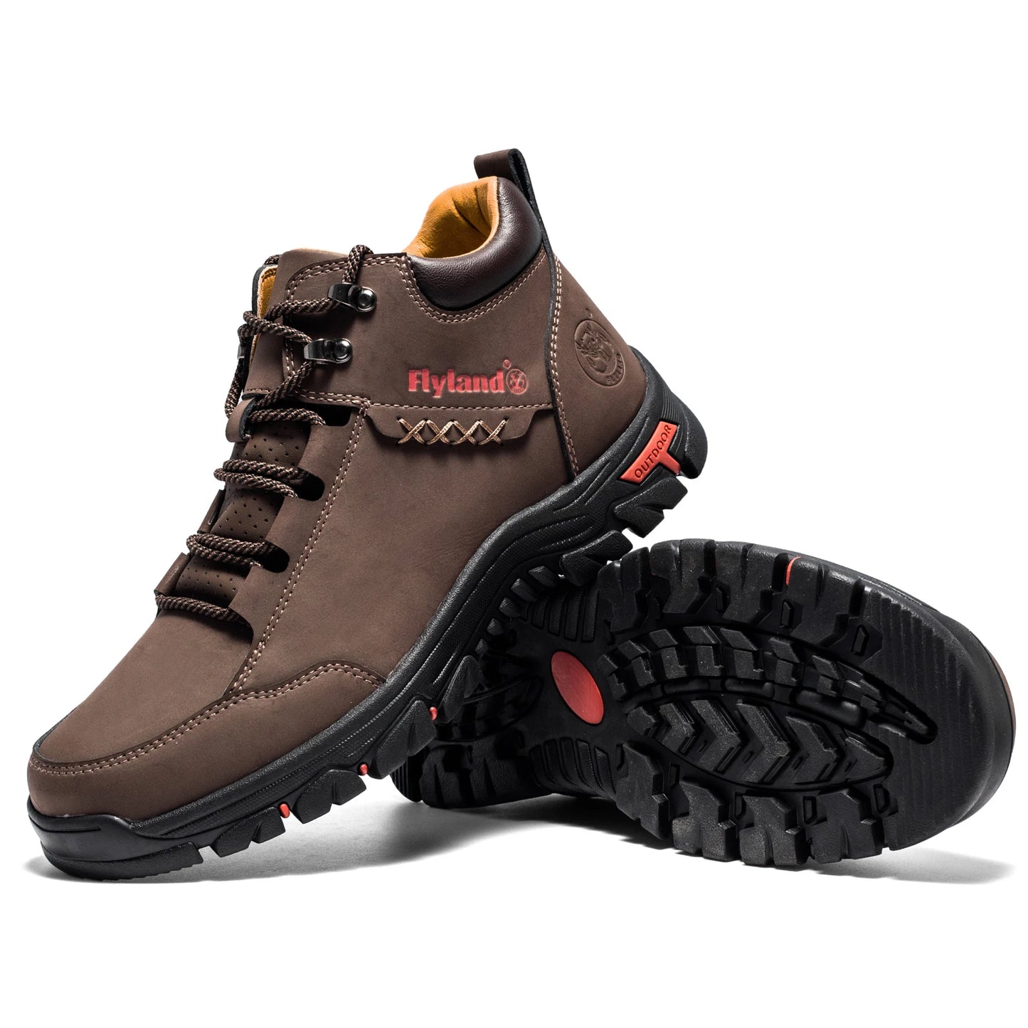 FLYLAND Fashionable  Ankle Boots Men Casual Sneakers Work Office Shoes