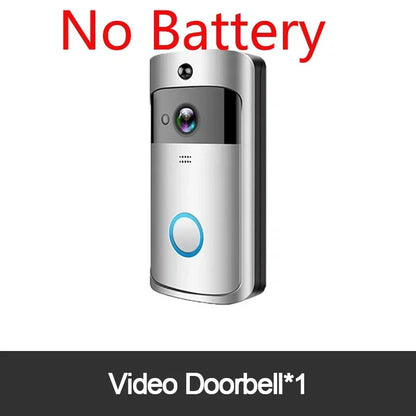 Video Doorbell Camera HD WiFi Doorbell Wireless Operated Motion Detector Audio & Speaker Night Vision for iOS&Android