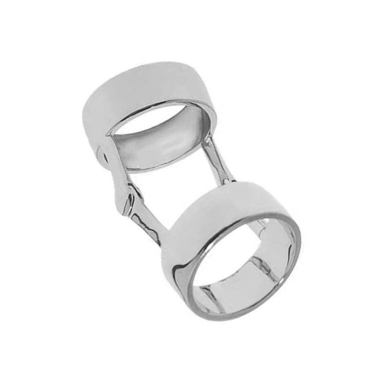 Adjustable Geometric Rings Alloy Materials for Trendy Look Accessory