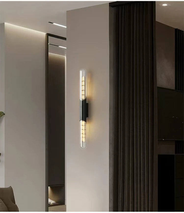 Nordic Luxury Wall Lamp E27 Bulb Is Used For Bedroom Mirror Stairs Bedside Wall Paintings Comfortable Lighting Decorative Lamps