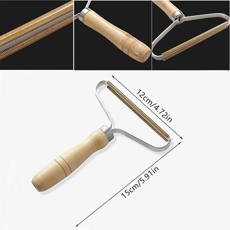Portable Lint Remover Pet Hair Remover Brush Manual Lint Roller Sofa Clothes Cleaning Lint Brush Fuzz Fabric Shaver Brush Tool