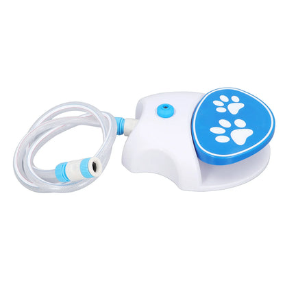 Step On Foot Activated Dog Water Dispenser with Hose Plastic Outdoor Dog Water Fountain Automatic Water Sprinkler for Pet