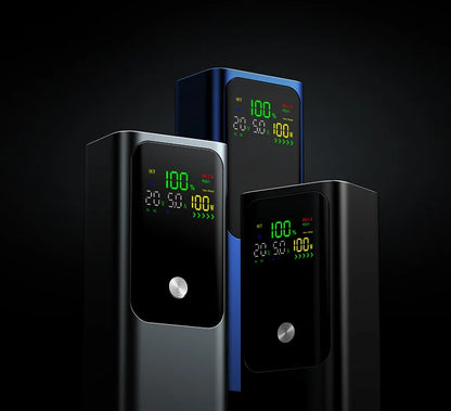 New PD100W Power Bank 30000mAh Large Capacity Two-way Fast Charging Portable Powerbank Laptop External Spare Battery for Macbook