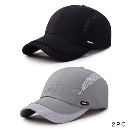 Summer Outdoor Sports Quick-Drying Mesh Baseball Cap Yuda Men Cap Simple Solid Color Hat