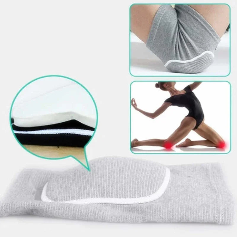 2 Pcs Sports Knee Pads Compression Dancing Knee Protector Support Thickened Sponge Volleyball Yoga Crossift Knee Brace Adult Kid