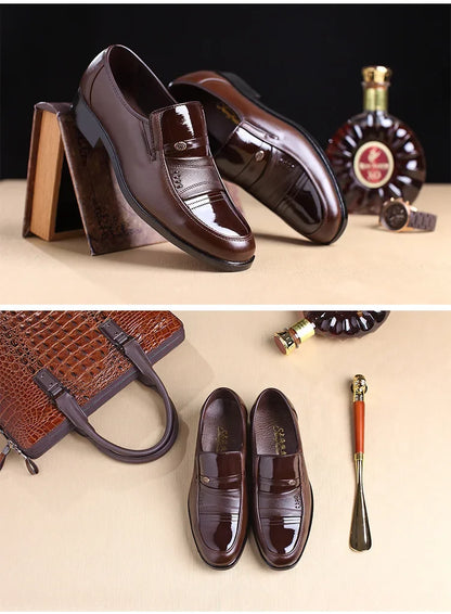 Oxford Shoes for Men Dress Shoes  Formal Shoes Fashion Round Toe Business Wedding  Dress  Men Designer  Loafers