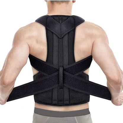 Back Brace Posture Corrector Belt for Women & Men Back Lumbar Support Adjustable Shoulder Posture Support for Improve Scoliosis