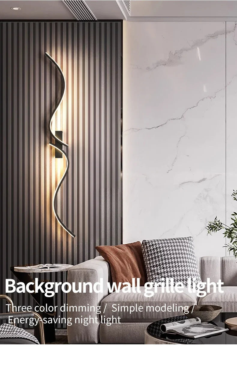 Modern Wall Lamp Letter LED Decorative Lights Nordic Living Room Wall light Corridor Hang Lamp Home Decoration Lighting Fixtures