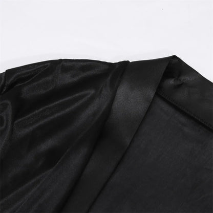 Womens Sexy Satin Sleepwear Lingerie Nightwear Underwear Night Gown Robe, Sexy Soft Comfortable Nightwear, Add Female Charm