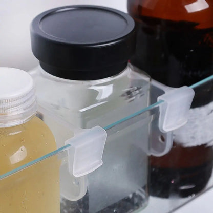 1Pcs/1Set Fridge Side Door Refrigerator Partition Board Kitchen Accessories Home Separating Storage Shelf Bottle Can Organizer