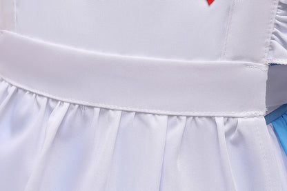 Girl Alice Costume Halloween Maid Lolita Dress Kids Cosplay Servant Family Party Fancy Clothing New Arrival
