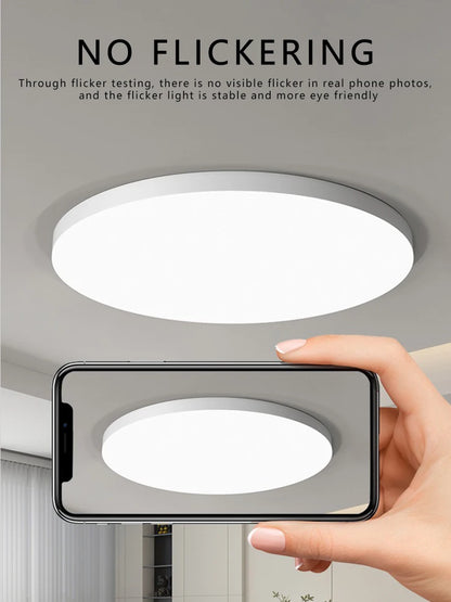 LED Ceiling Light 220V Round LED Light 18W 24W 36W Waterproof Dustproof For Indoor Living Room Bedroom Bathroom Led Fixtures