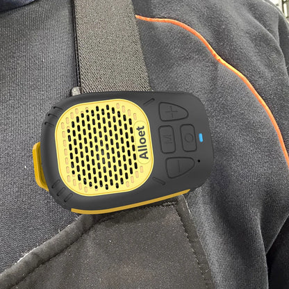 Wearable Bluetooth Speaker Magnetic Clip-On Wireless Speaker Waterproof Portable Sound with Strap for Hands-Free Music/Calls