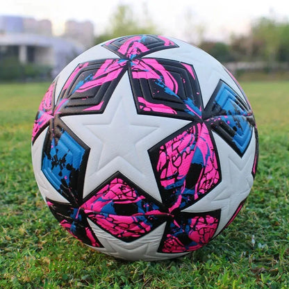 Standard Size 5 Soccer Ball Professional Outdoors Sports Match Balls Training Seamless Football High Quality PU Material