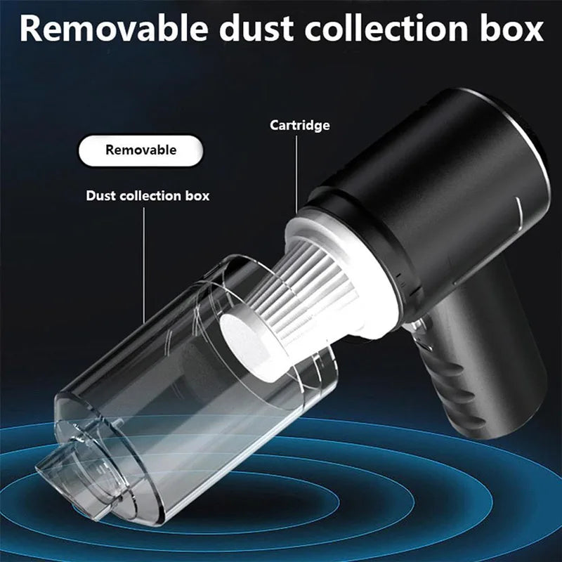 15000Pa Car Wireless Vacuum Cleaner Portable Strong Suction Home Cleaning Equipment Handheld Dust Collector Mini Car Dust Blower