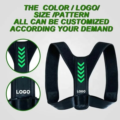 Adjustable Posture Corrector for Adults & Teens, Hunchback Correction Belt Back Support Brace Improve Sitting Standing