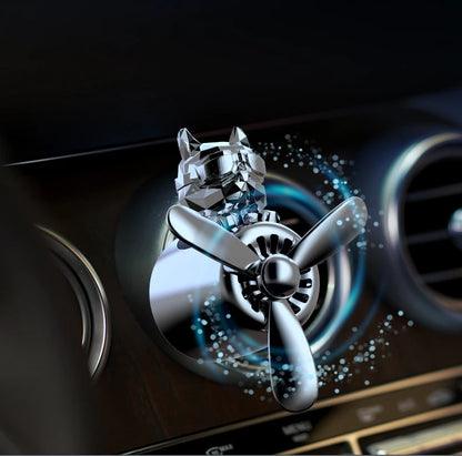 DIY perfume odorless ornaments airplane pilot bulldog car air fresheners decorations accessories aroma vent fragrance diffuser