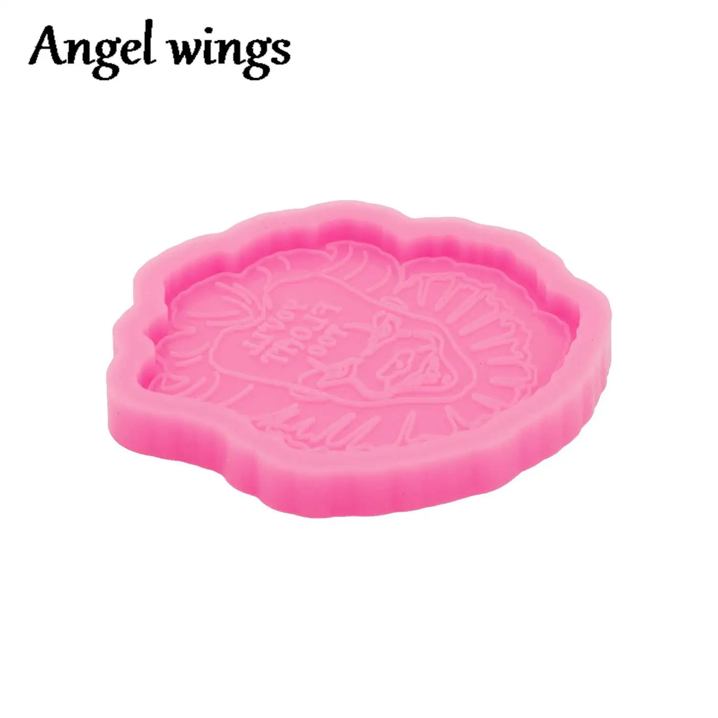 DY1206 African Tribal Symbols Badge Reel Mold Epoxy Resin, Medical,Medical, Physical Therapy, Pharmacy Nursing Chocolate Moulds