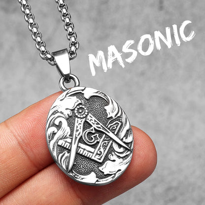 Salomon Masonic Star of David Stainless Steel Men Necklaces Pendant Chain Punk New in For Women Fashion Jewelry Gifts Wholesale