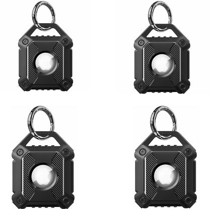 Waterproof Airtag Keychain Holder Case,Screw Full Cover Compatible with Apple AirTag Tracker Key Ring
