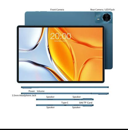 Teclast T70 Tablet MTK G99 Octa-Core 14inch FHD IPS Display 8GB RAM 256GB ROM Android 14 WIFI5G 10000mAh 13MP+8MP 4G Dual SIM