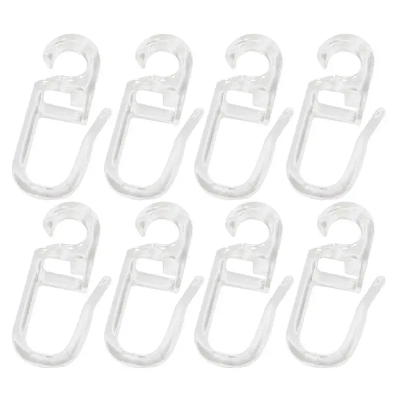 50Pcs Bed Curtain Special Hooks Curtain Accessories Curtain Hanging Ring Universal Curtain Sliding Curtains and Tulle