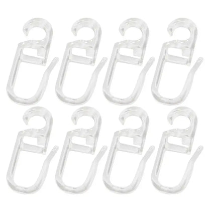 50Pcs Bed Curtain Special Hooks Curtain Accessories Curtain Hanging Ring Universal Curtain Sliding Curtains and Tulle
