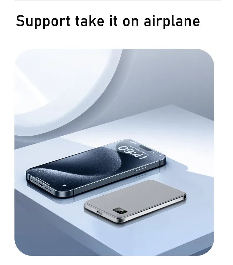 Wireless Magnetic Power Bank 10000mAh External Battery Mini PowerBank with Digital for Magsafe IPhone 15 14 13 12 11 Poverbank