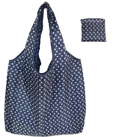 Large Reusable Shopping Bag Women's Foldable Floral Environmentally Friendly Portable Tote Bag Grocery Storage Bag
