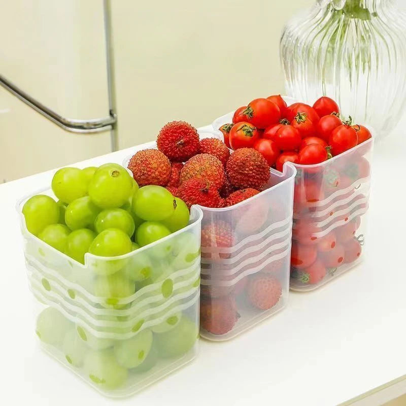 Refrigerator Storage Boxes Food Fresh Organizer Cold Storage Crisper Fruit Spice Food Container Boxes Home Kitchen Boxes