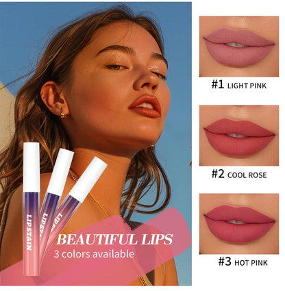 Lip Stain Peel Off and Reveal Long Lasting Waterproof Pink Lip Tint Transfer Proof Natural Lip Stain