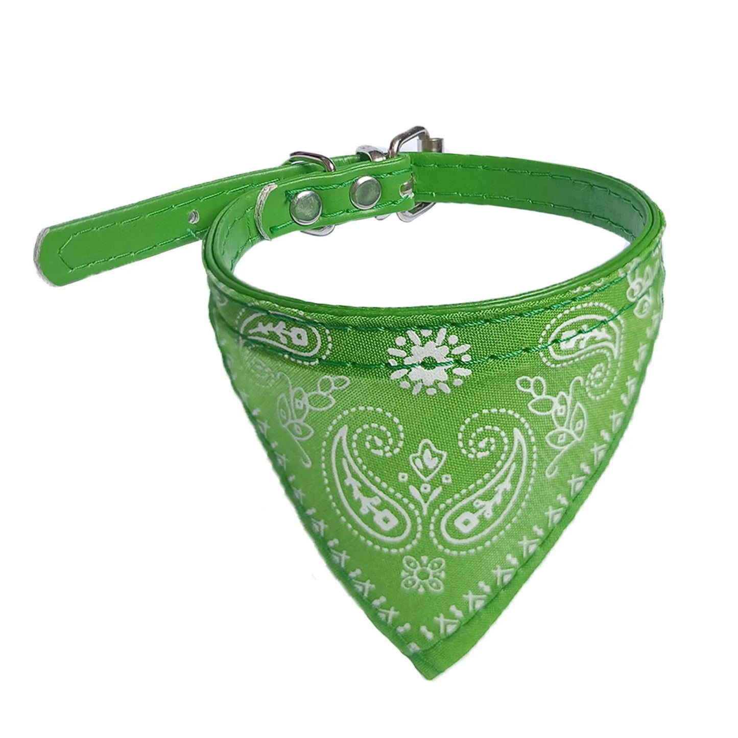 Pet Ethnic Style Soft Pet Dog Collar Adjustable Pet Cat Scarf Collars Neckerchief Pet Accessories