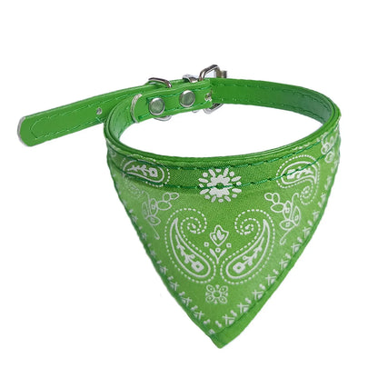 Pet Ethnic Style Soft Pet Dog Collar Adjustable Pet Cat Scarf Collars Neckerchief Pet Accessories