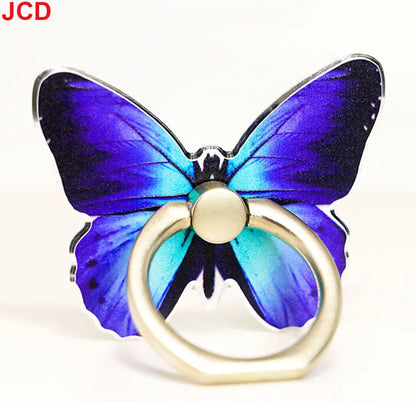 JCD 1pc Luxury Universal Beautiful Butterfly Mobile Phone Handle Holder Suitable Mobile Phone Ring Holder Mobile Phone Holder
