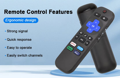 Replacement Remote Control for Roku TV, Compatible with TCL Roku/Hisense Roku/Onn Roku (Not Compatible with Roku Stick, Box and