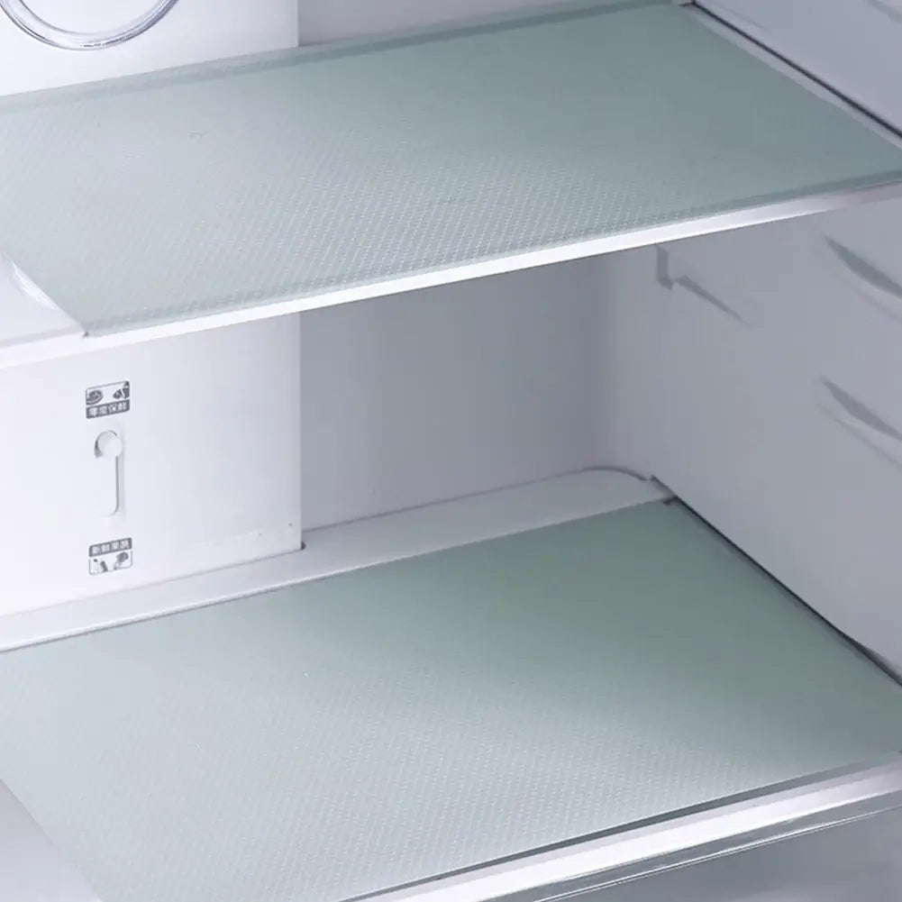 Reusable Fridge Liner Non-slip Refrigerator Shelf Liners Reusable Mats for Kitchen Cabinets Glass Shelves for Kitchen
