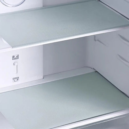 Reusable Fridge Liner Non-slip Refrigerator Shelf Liners Reusable Mats for Kitchen Cabinets Glass Shelves for Kitchen